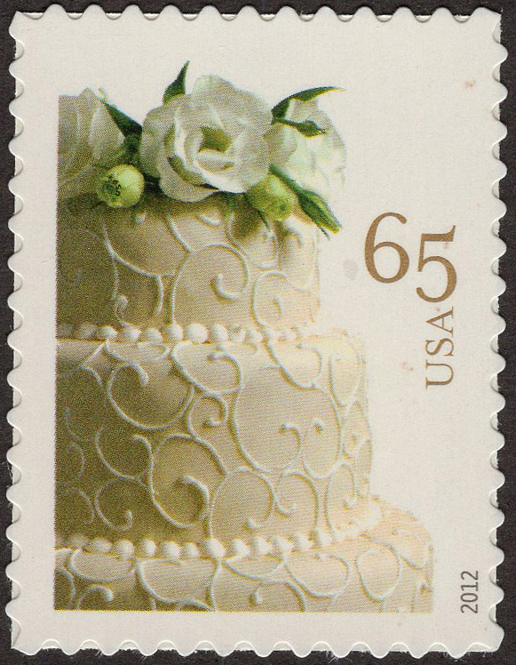 U.S. #4602 65c Wedding Cake '2012'