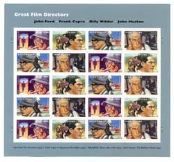 U.S.  #4671 Great Film Directors Pane of 20 (2012)