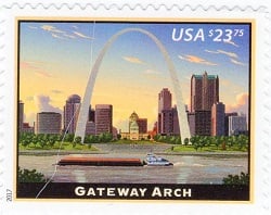U.S. #5157 Gateway Arch Express Mail Stamp