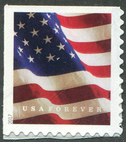 🎁【US Free Shipping】300 PCS-2018 US Flag Forever Stamps