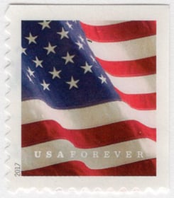 U.S. #5162 U.S. Flag Forever Stamp from ATM Booklet