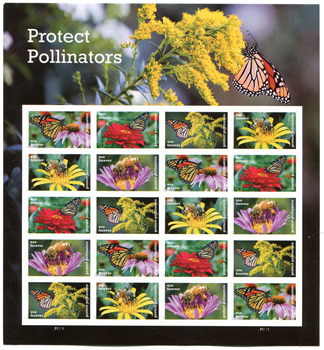 U.S. #5232 Protecting Pollinators Pane of 20