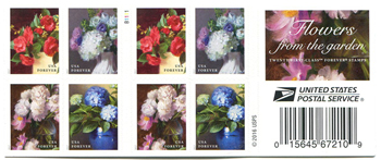 U.S. #5240b Flowers from the Garden Booklet of 20