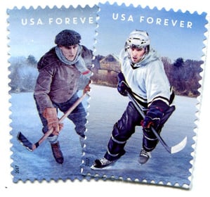 U.S. #5252-53 History of Hockey, 2 Singles