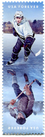 U.S. #5253a History of Hockey, Setenant Pair