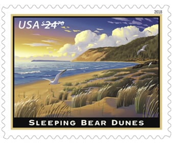 U.S. #5258 Sleeping Bear Dunes Express Mail
