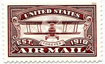 U.S. #5282 U.S. Air Mail (brown)