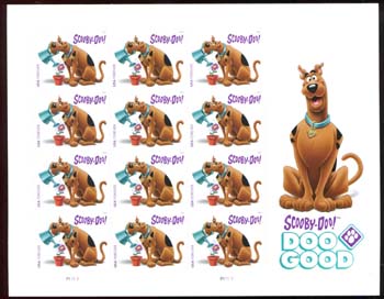 U.S. #5299 Scooby-Doo Cartoon Pane of 12