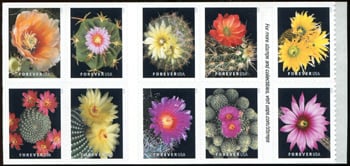 U.S. #5359a Cactus Flowers Block of 10