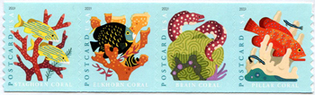 U.S. #5370b Coral Reefs Setenant Coils