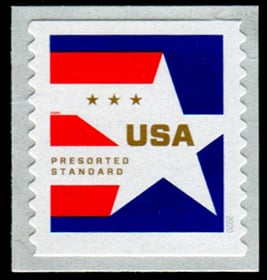 U.S. #5433 Presorted Star