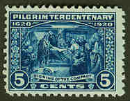 U.S. #550 5c Signing of the Compact MNH