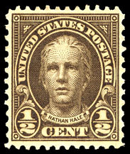 U.S. #551 1/2c Nathan Hale Mint
