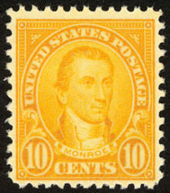 U.S. #562 10c Monroe - Mint