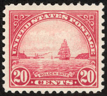U.S. #567 20c Golden Gate Mint