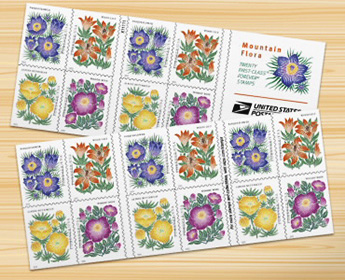 U.S. #5679b Mountain Flora Booklet of 20