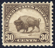 U.S. #569 30c American Buffalo - MNH
