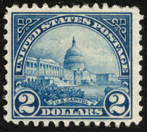 U.S. #572 $2.00 Capitol Building - MNH