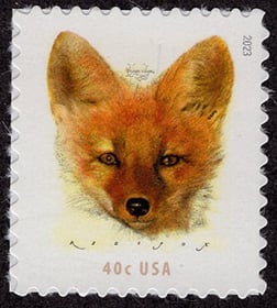 U.S. #5742 Red Fox (from pane)