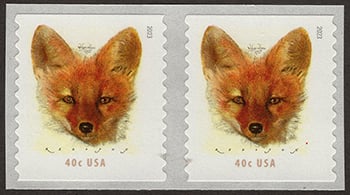 U.S. #5743 Red Fox Coil Pair