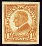 U.S. #576 11/2c Harding Imperforate - Mint