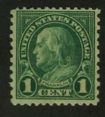 U.S. #578 1c Benjamin Franklin - Mint
