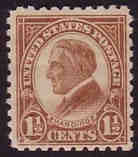 U.S. #582 11/2c Warren G. Harding - Mint