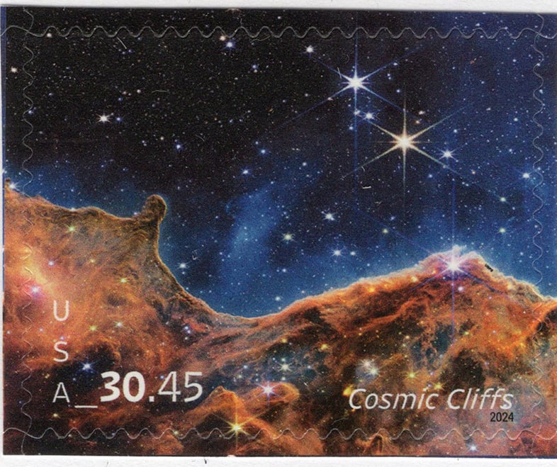 U.S. #5828 Cosmic Cliffs