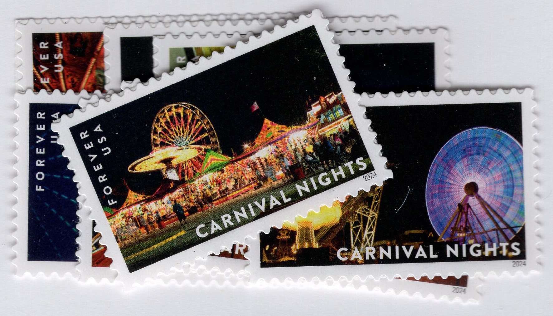 U.S. #5855-64 Carnival Nights, 10 Singles