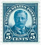 U.S. #602 5c Theodore Roosevelt Coil - MNH