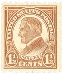 U.S. #605 11/2c Harding Coil - MNH