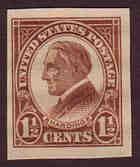U.S. #631 11/2c Harding Imperforate - Mint