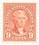 U.S. #641 9c Jefferson - MNH