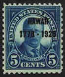 U.S. #648 5c Hawaii Overprint - MNH