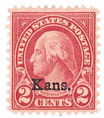 U.S. #660 2c George Washington, Kansas - Mint