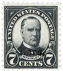 U.S. #665 7c McKinley, Kansas Mint