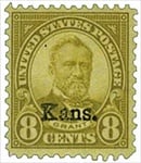 U.S. #666 8c 8c Grant, Kansas - MNH