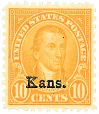 U.S. #668 10c Monroe, Kansas - Mint