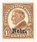 U.S. #670 11/2c Harding, Nebraska - Mint