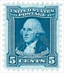 U.S. #710 5c Washington Portrait by Charles Wilson Peale - MNH