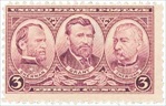 U.S. #787 3c Sherman, Grant & Sheridan MNH