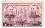 U.S. #792 3c Farragut & Porter MNH