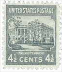 U.S. #809 4-1/2c The White House MNH