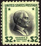 U.S. #833 $2 Warren G Harding - Mint
