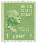 U.S. #848 1c George Washington Coil MNH