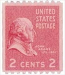 U.S. #850 2c John Adams Coil MNH