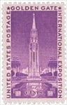 U.S. #852 Golden Gate Exposition MNH