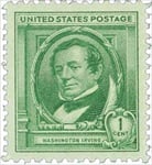 U.S. #859 1c Washington Irving MNH