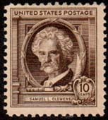 U.S. #863 10c Samuel Clemens MNH