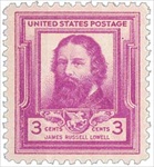 U.S. #866 3c James Russell Lowell MNH